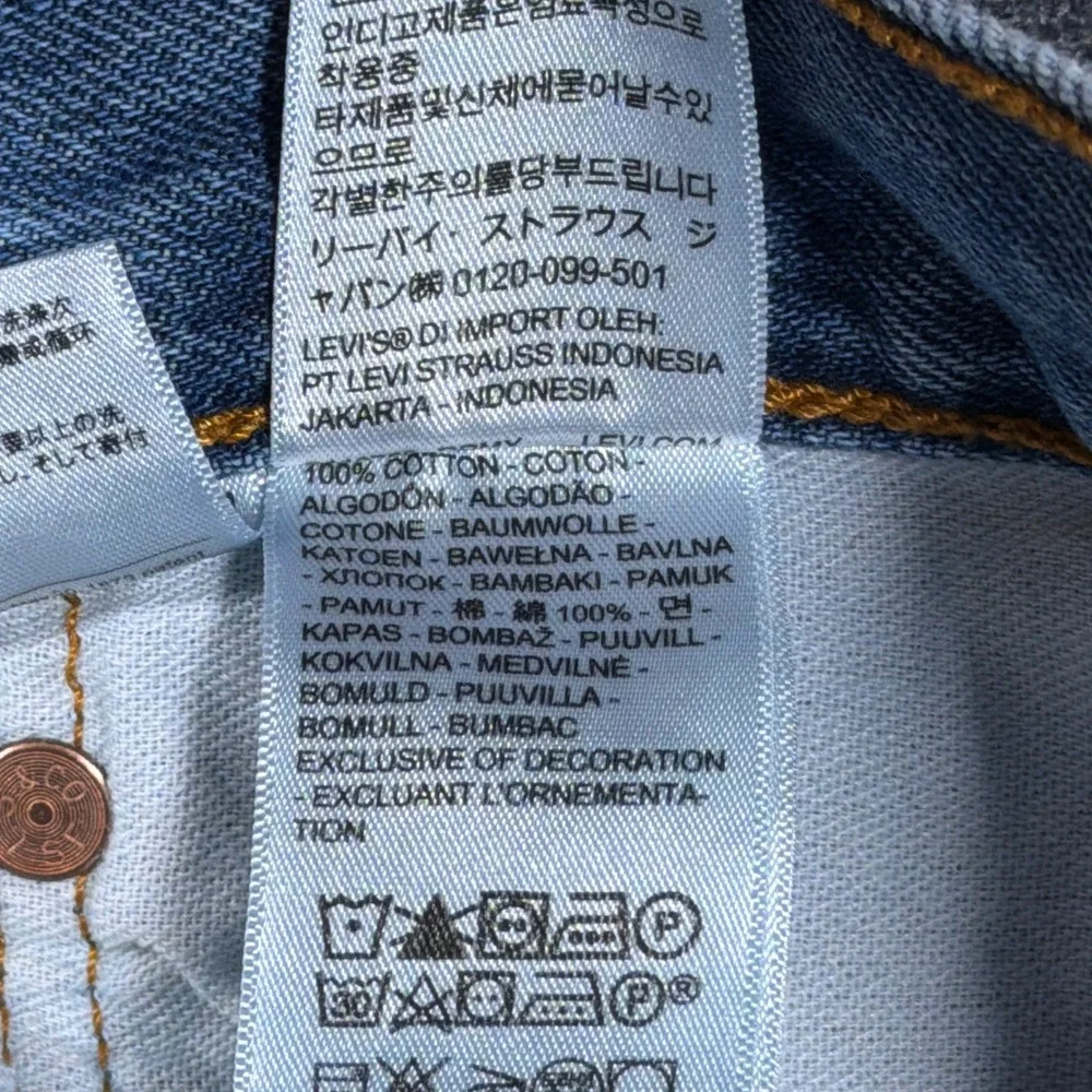 Levi's 501 Original Fit Jeans Men 31x32 Blue Straight Leg Button Fly Denim